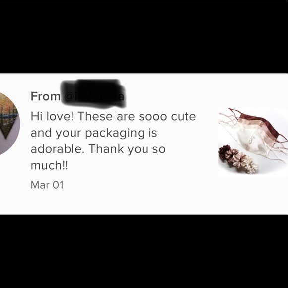 SILK FACE MASK WITH SCRUNCHIE - Picture 11 of 14